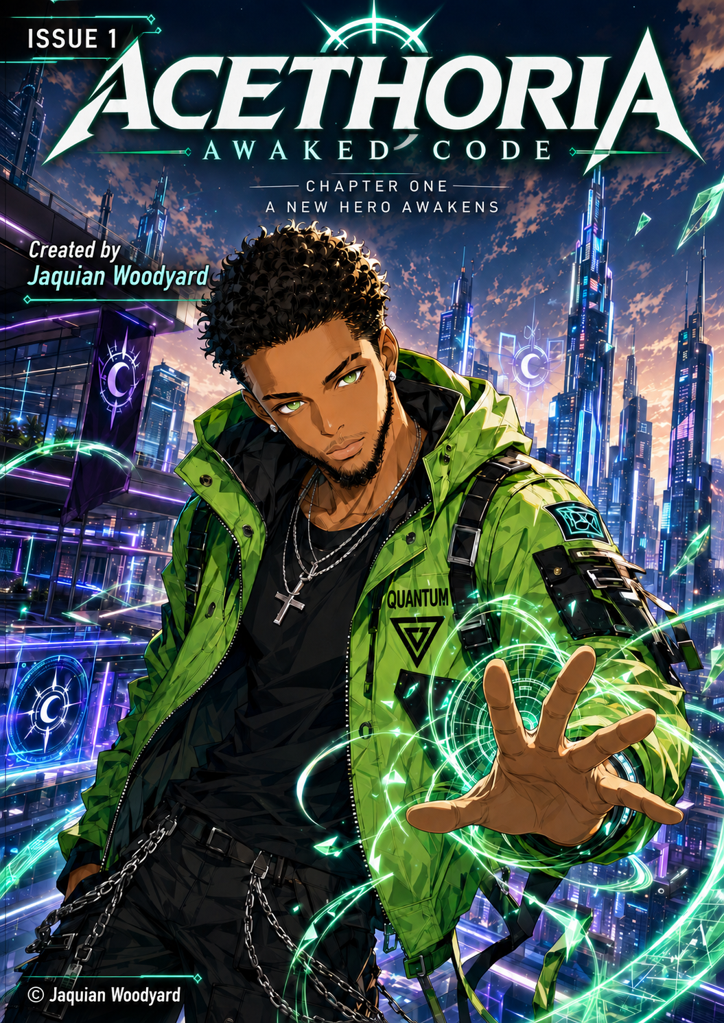 Acethoria: awaked code cover