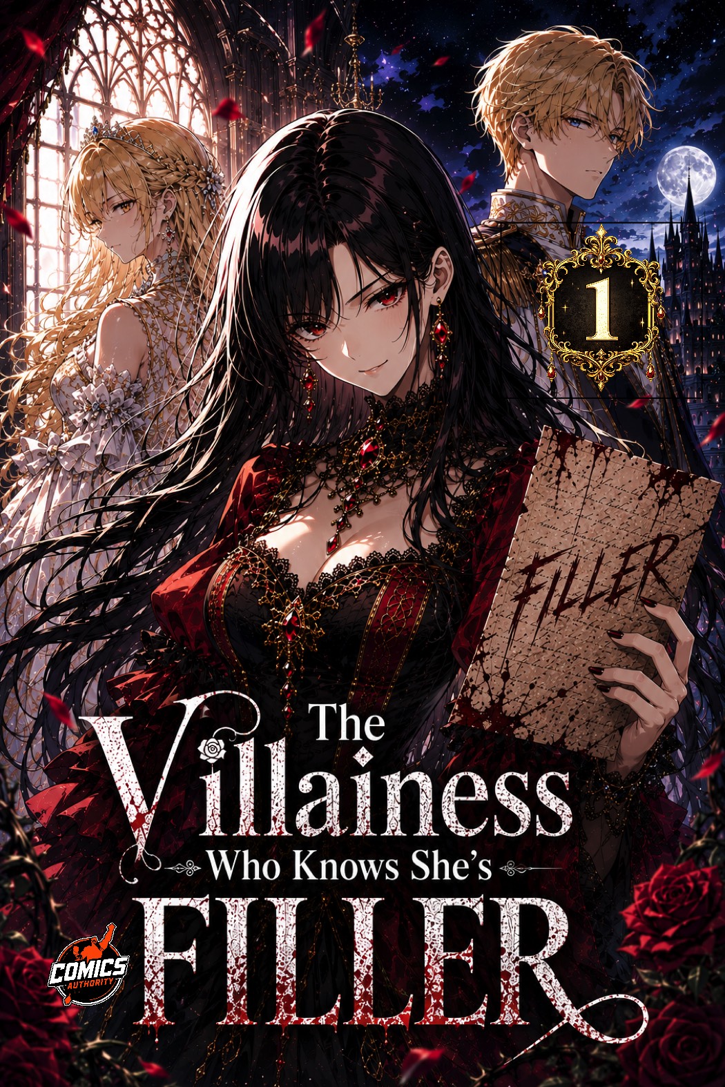 The Villainess Who Knows She’s Filler cover